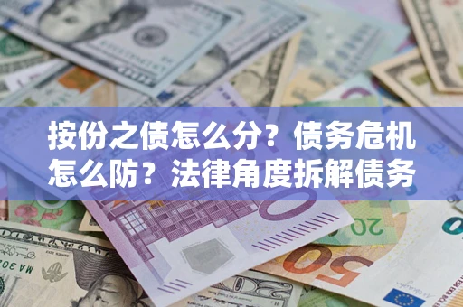 济南按份之债怎么分？债务危机怎么防？法律角度拆解债务分配与风险自保指南