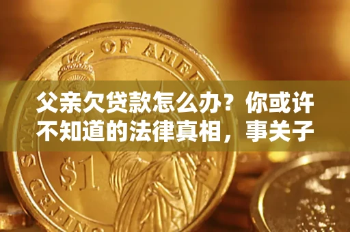 济南父亲欠贷款怎么办？你或许不知道的法律真相，事关子女未来