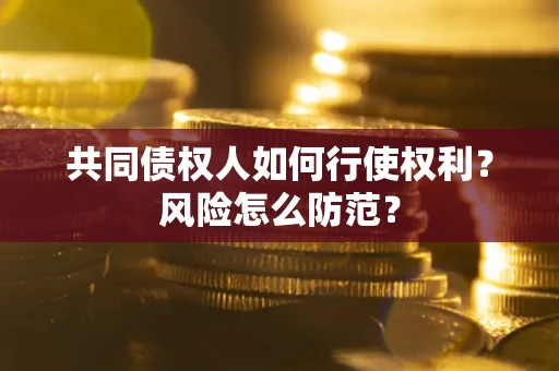 济南共同债权人如何行使权利？风险怎么防范？