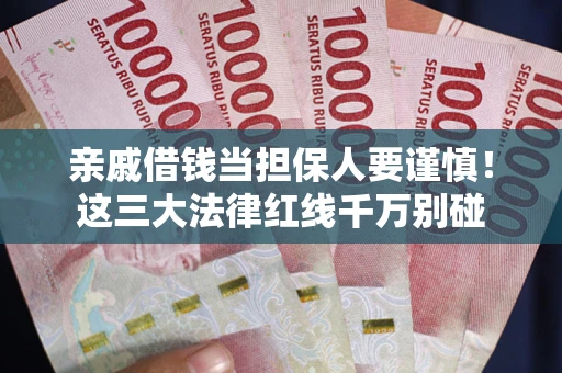 济南亲戚借钱当担保人要谨慎！这三大法律红线千万别碰