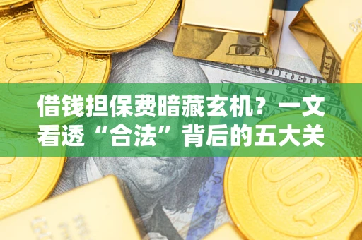济南借钱担保费暗藏玄机？一文看透“合法”背后的五大关键陷阱