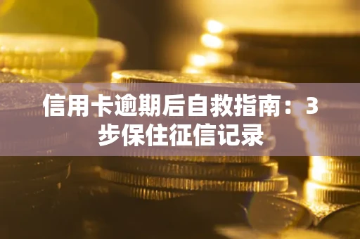 济南信用卡逾期后自救指南：3步保住征信记录